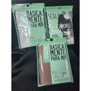 Shapewear or Intimate Apparel  Brazilian Brand Scala 1 Tan 2 White OSFM NEW